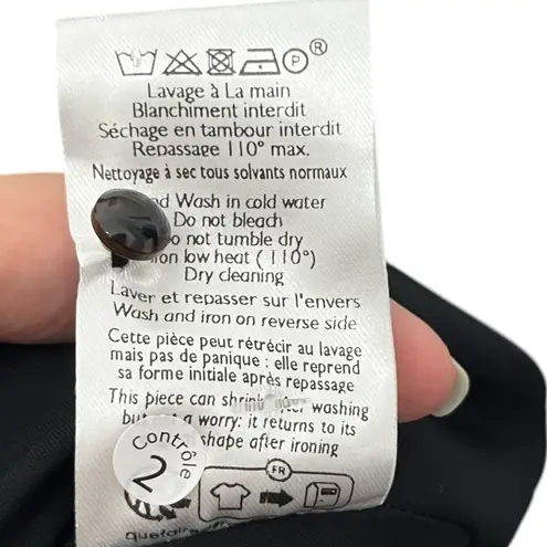 Sézane Sezane NWT Robe Carola Floral Dress Women’s Size 14 Black Long Sleeve