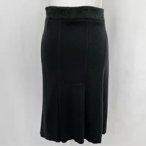 CAbi Sweater Knit Dessert Skirt Style 170 Licorice Black Size Medium