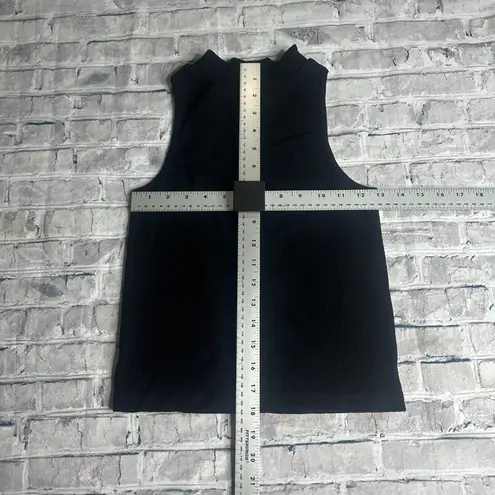 EUC Madden NYC Women's High Neck Tank Top Black Size Medium