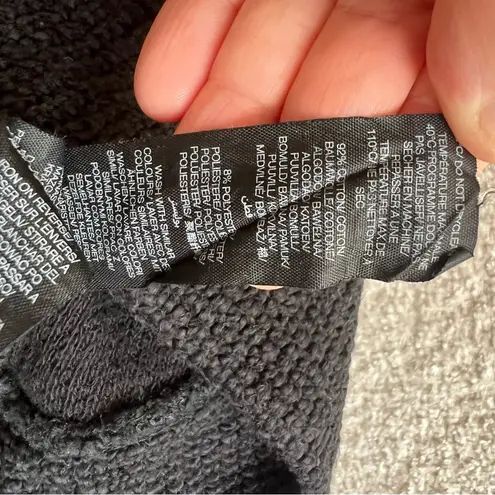 Sweaty Betty Women’s Restful Boucle Half Zip Black Sweatshirt Size 12 / XL