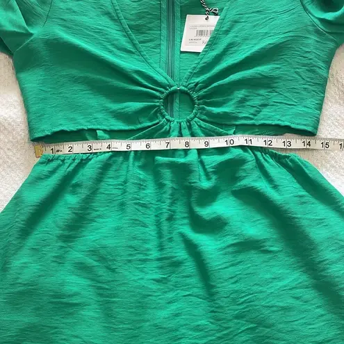 Molly Bracken 5 for $25 Lili Sidonio Mod Dress with Cut Out Green size XS NWT