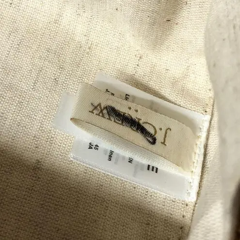 J Crew Factory Woven Crossbody Bag Wicker Bamboo Straw Beige Brown BROKEN CLASP