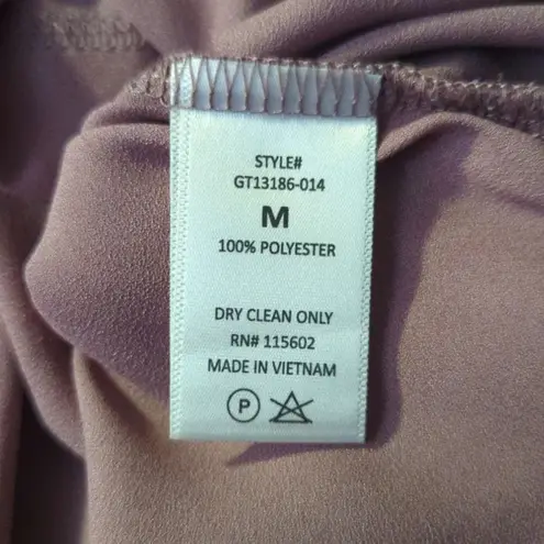 Gibson Latimer Blouse Purple Long Sleeve Oversized Woman's Size Medium - Image 10