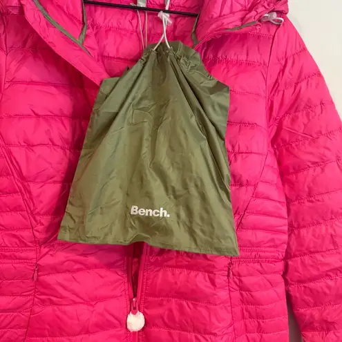 Bench HOT PINK PACKABLE QUILTED JACKET SIZE SMALL