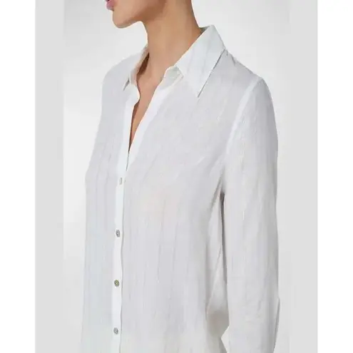 L'Agence camille metallic stripe blouse Size Small