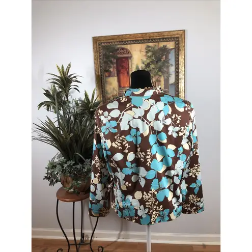 Tara Ryan Jacket Size 14 Lined Lined Womens Long sleeve Open Front Mob wife