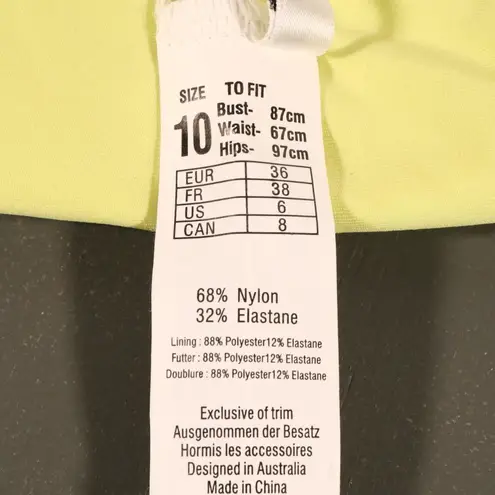 Seafolly NWT X Revolve Beach Break Tube Top in Limemade