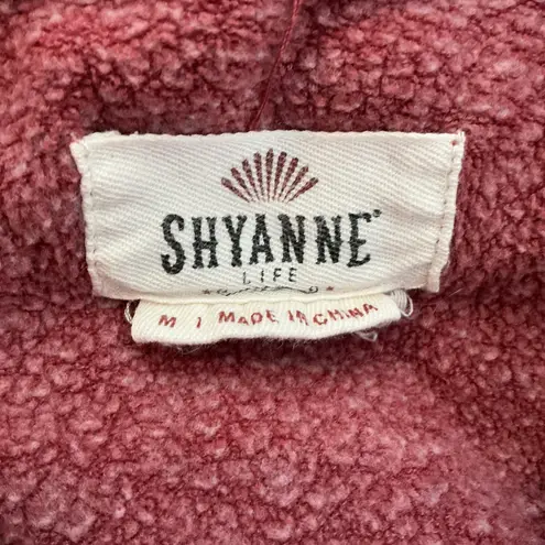 Shyanne Life Sweatshirt Crew Neck Long Sleeve Red Size Medium
