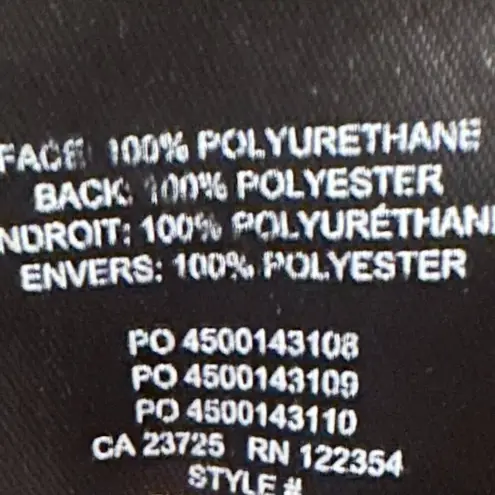 Wilfred Faux Vegan Leather Pants Black Classic Cocktail Party Festival Size 2