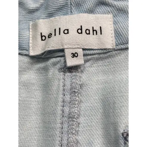 Bella Dahl Harlow 70s Chambray Flare Pants Jeans Sz 30 Boho Soft High Rise Light