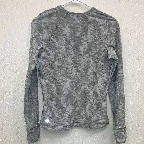 Lululemon  ”It’s Rulu” Run long sleeve sweatshirt data rush Jaguar white opal 150 - Image 7