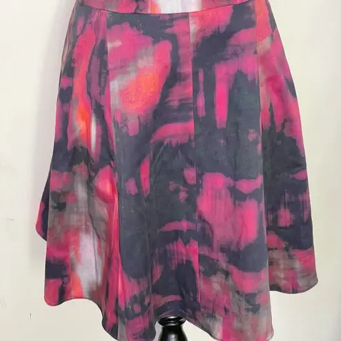 Piol Womens Dress Size Small Tie Dye Fit Flared Colorful Short Office Work Wear