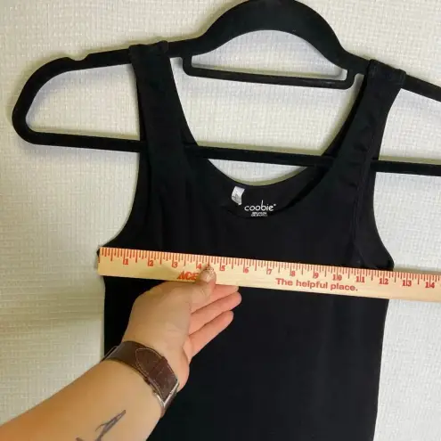 Coobie | Black Tank Top Shapewear Shirt One Size Size undefined