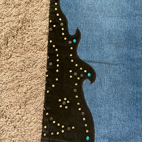 Diane Gilman Western Bootcut Embellished Jeans Size 12P