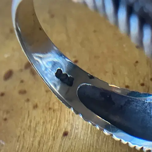 Australian Boulder Opal Sterling Silver Ring Size 7.25