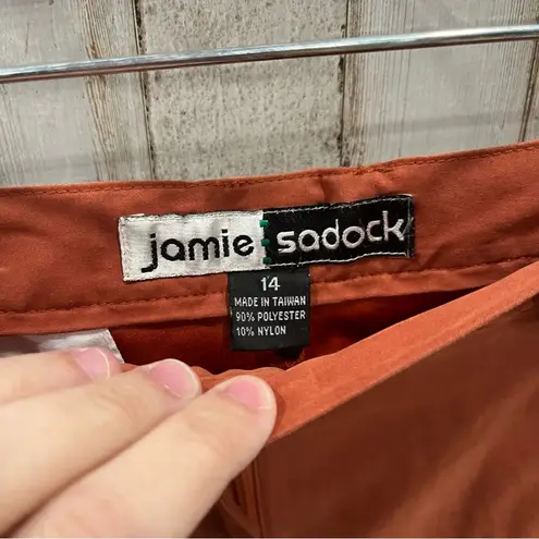 Bermuda Jamie Sadock Burnt Orange Golf Tennis  Shorts Athletic Nylon