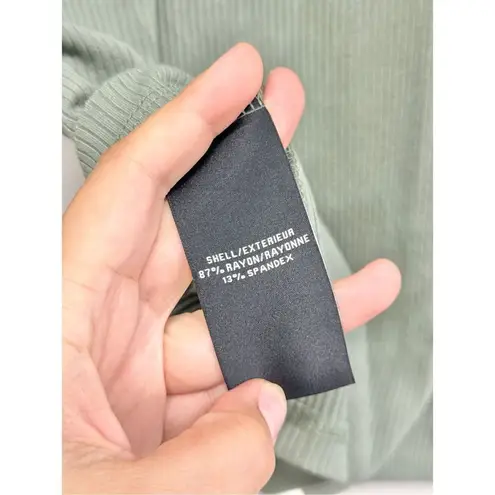 7 For All Mankind 7 For All‎ Mankind Sweater Womens Size Large Green Long Sleeve Ribbed NEW - Image 7