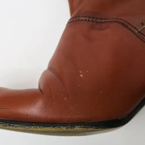 Hush Puppies Vintage 70s Leather Knee High Boots