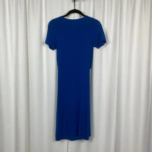 Kindred Bravely Royal Blue The Angelina Nursing Friendly Short Sleeve Dress Sz.M Size undefined