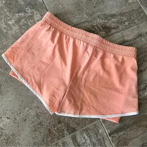 Spyder Coral Run Short with Inner Biker & Zip Pockets Peach Size XL NEW