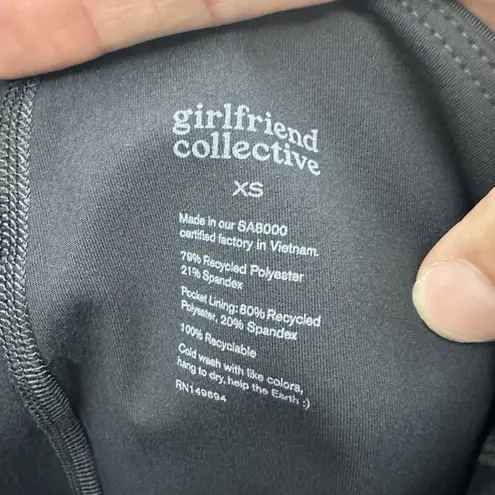 Girlfriend Collective NWT Girlfriend Collective Skirt Skort Black Athletic Athleisure Tennis Women XS