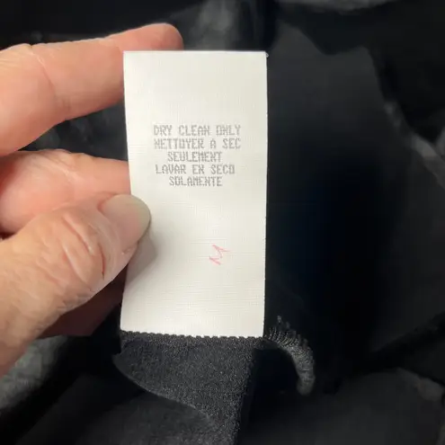 Vintage Carole Little II Black Crinkled Satin Swing Tank Top 24W Y2K Plus