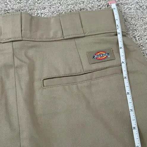 Dickies Work Mini Skirt Khaki White Fold-Over Waist NWT Size 26