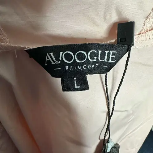 Avoogue Waterproof Lightweight Breathable Raincoat Size Large Pink