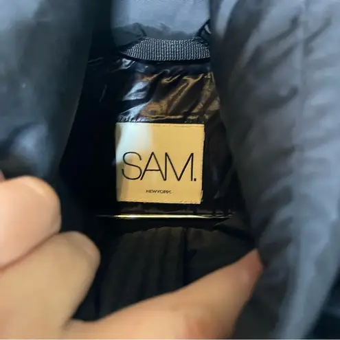 SAM New York Jetset Puffer Jacket in Black Womens Size Small S