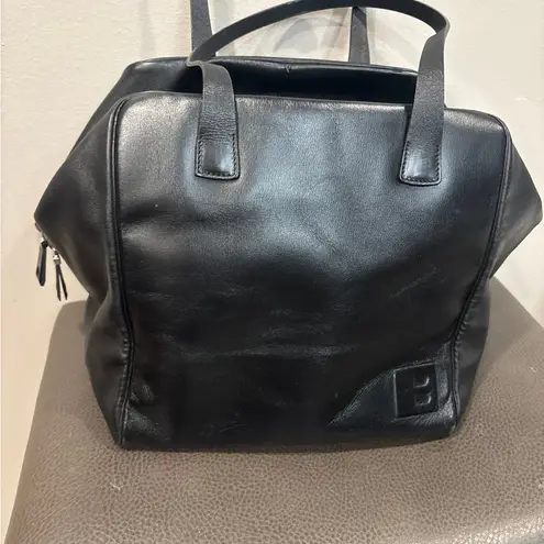 Authentic Bally 100% real leather black bag original price $1400