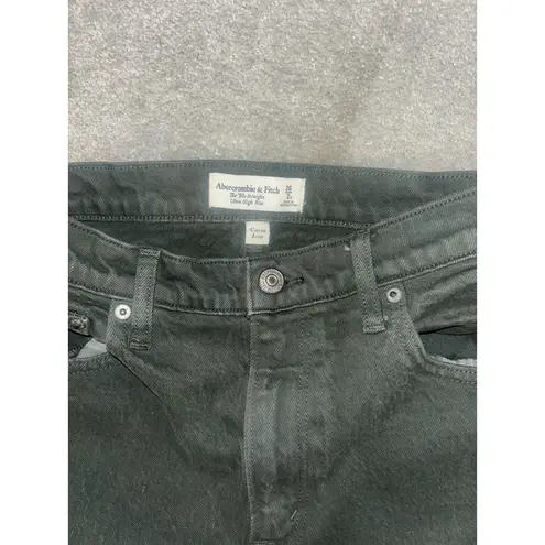 Abercrombie & Fitch  Curve Love Ultra High Rise 90s Straight Jeans Sz 26/2s