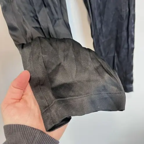 Steven Alan Women's Work Pants Trousers Side Zip Pockets Viscose Black Size 0 XS