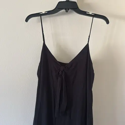 Elan Black Maxi Dress with tie, Size Small, $78