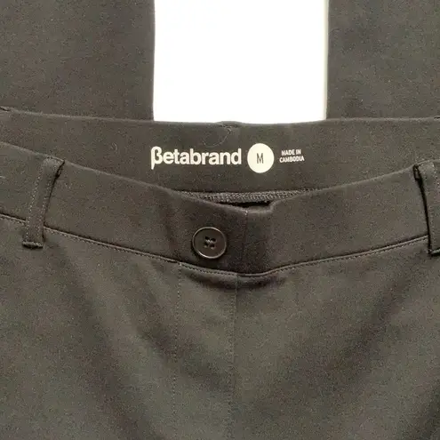 Betabrand  Black Dress Pant Yoga Pants Straight Leg