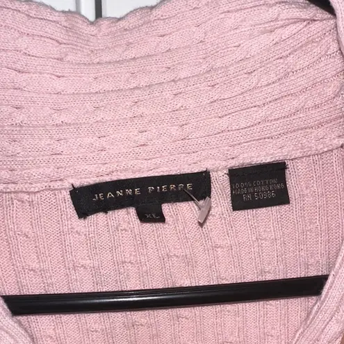 Jeanne pierre  Light Pink Cowl Neck Sweater
