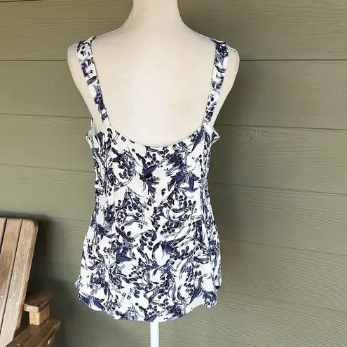 Donna Karan New York Floral Sleeveless Top