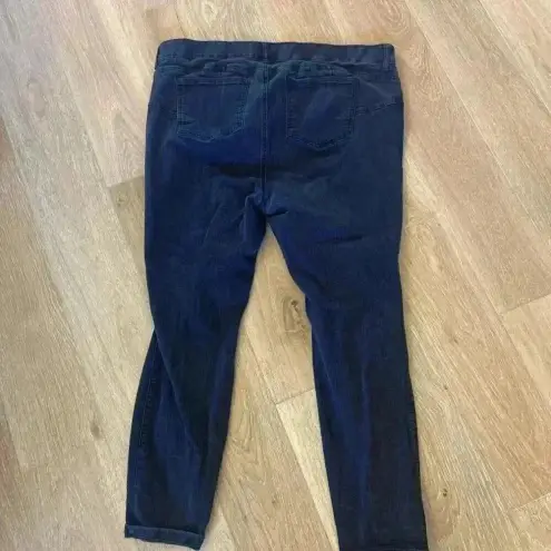 Torrid  Jeans Womens 22 Reg‎ Black Premium Stretch Bombshell Skinny Distressed