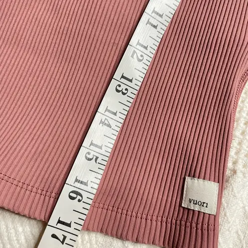 Vuori Rib Crop Tank Size XS