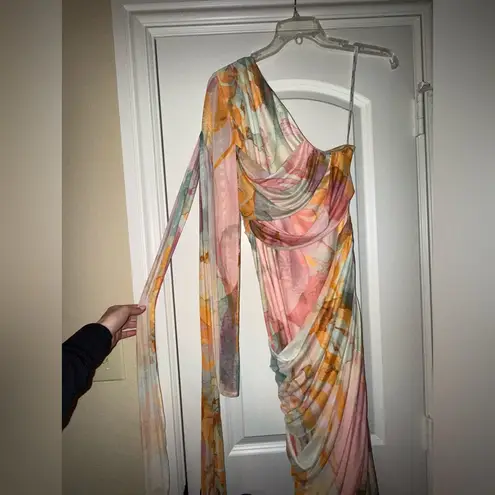 Andrea Iyamah Zuli Mesh Midi Dress size medium