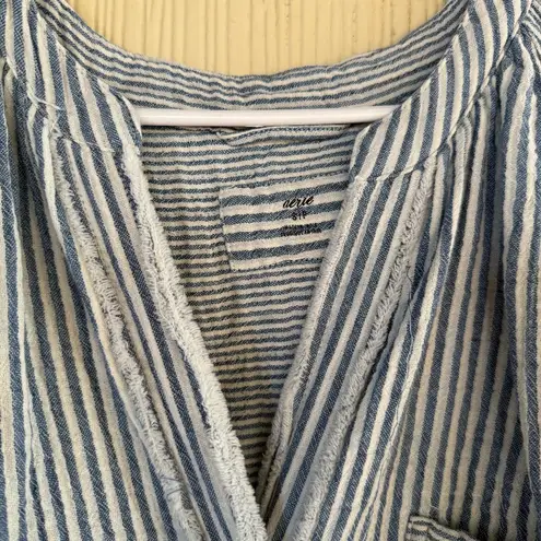 Aerie Daybreak Button Down and Trouser Set