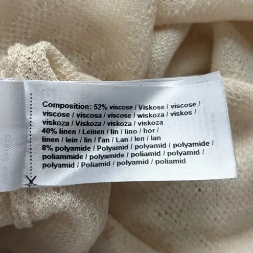 IVKO Woman Brocade Pullover Shadow Pattern Cream Sleeveless Size undefined