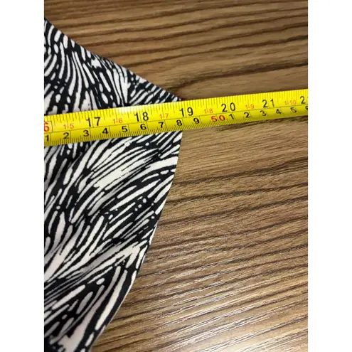 Vintage Delta Burke 2X Lace Trim Slip Dress Chemise Zebra Print Lingerie Plus Black Size XXL