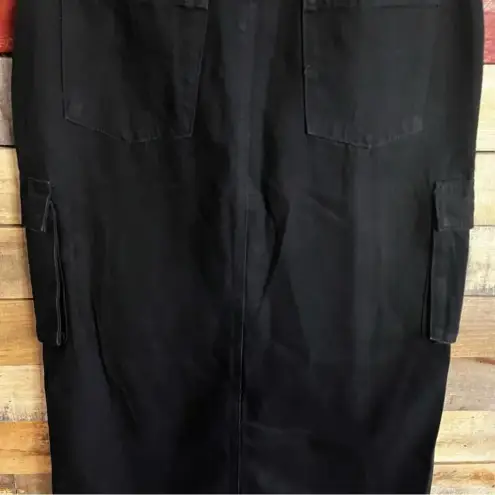Sincerely Jules Black Cargo‎ Maxi Skirt Size 11/29