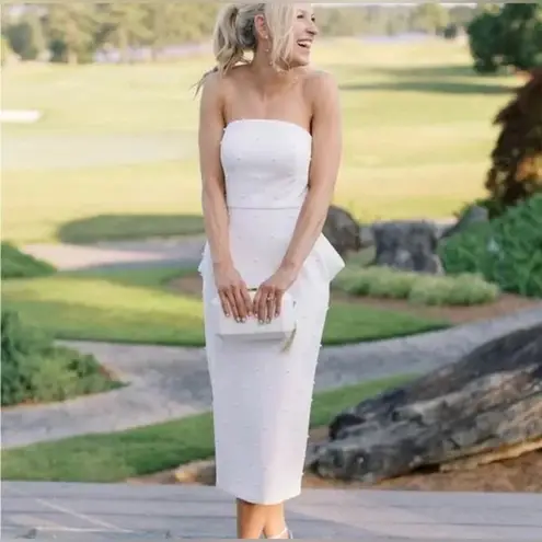 Sachin + Babi Anthropologie Gemma Pearl Midi Dress – Size 8 – NWT