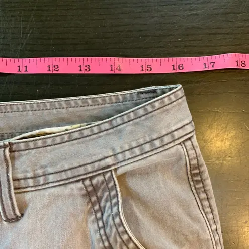 Gramicci Hiking Pants Women's 10 Gray Roll Up Ankle Outdoorsy Vtg Gorpcore Retro