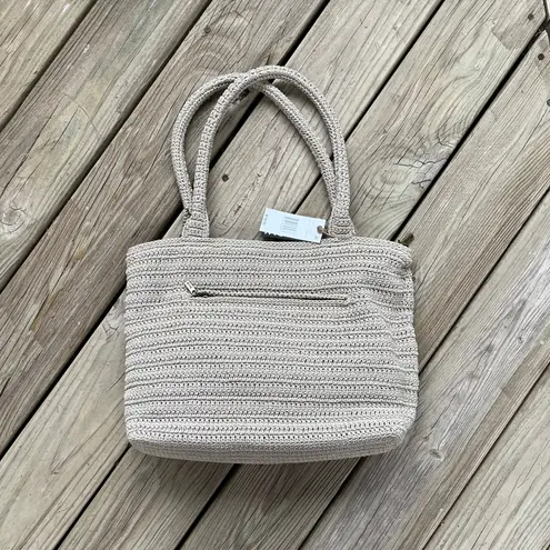 The Sak Crafted Classics Carry On Bag Flower Ecru Large Tote. NEW