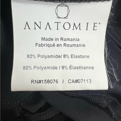 Anatomie Ipant Hybrid Zip Front Slim Fit Pant black sz S