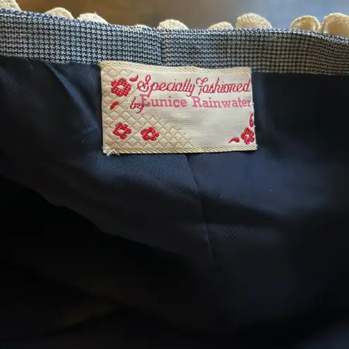 Vintage Lace Embroidered Vest Custom Made Boho Size XL