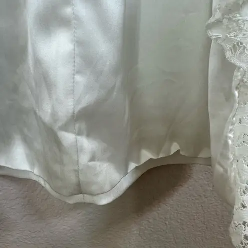 Miss Circle Freddie White Lace Satin Maxi Corset Dress size XXS US 0