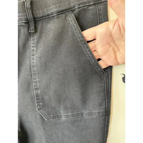 Judy Blue Pull On Flare Jeans Womens 30 Black High Waist Stretch Bohemian Hippy